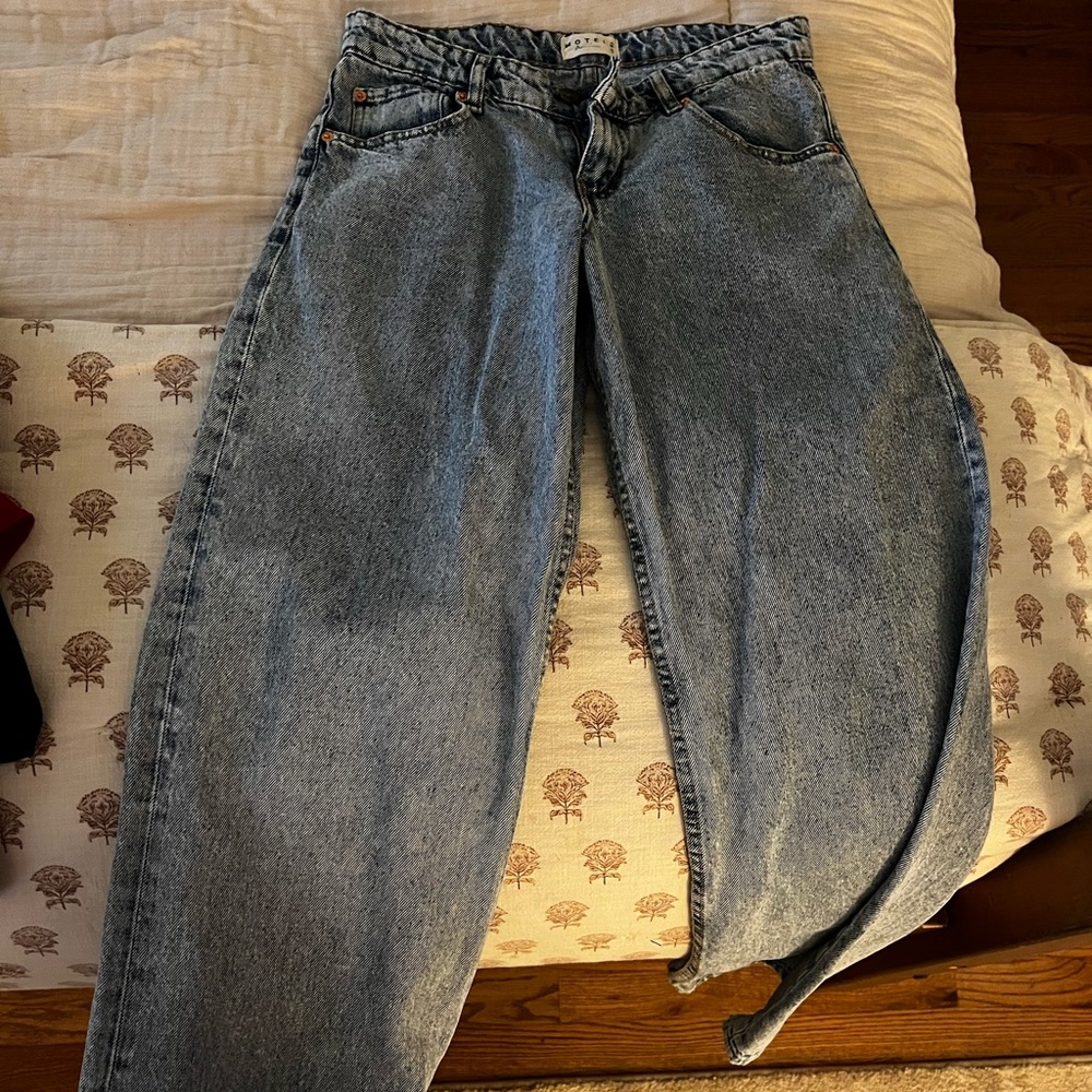 Motel rocks low rise parallel jeans
